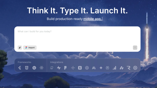 ভারতের প্রথম ভাইব-কোডিং স্টার্টআপ রকেট.নিউ অ্যাক্সেল, সেলসফোর্স থেকে ১৫ মিলিয়ন ডলার সংগ্রহ 2 Rocket New Platform Screenshot