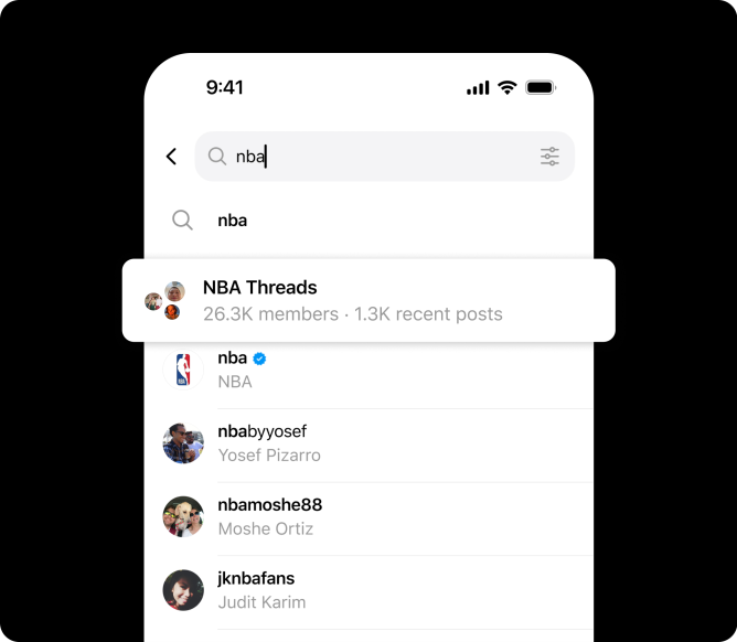 থ্রেডস কমিউনিটি ফিচার নিয়ে এক্স প্রতিদ্বন্দ্বী—মেটা সোশ্যালের নতুন যুগ শুরু! 3 Threads Communities Search